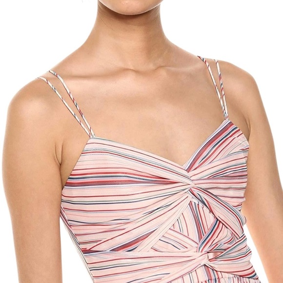 Parker Dress Size 4 Pink Pleated Beatrix Maxi Gown Twist-Front Party Sweetheart - Picture 11 of 11